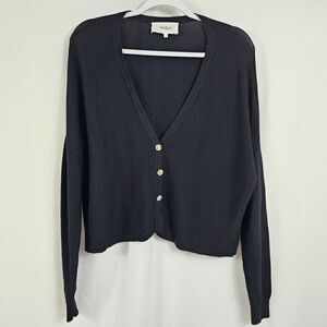 ba&sh Lady Cardigan in Black - Size 1 (Small)